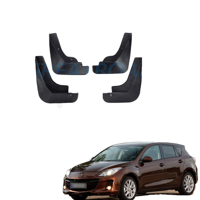 Uma lama mais úmida dos Mudflaps dos protetores de EVA Car Mud Flaps Splash bate acessórios para Mazda 3 2009 2010 2011 2012